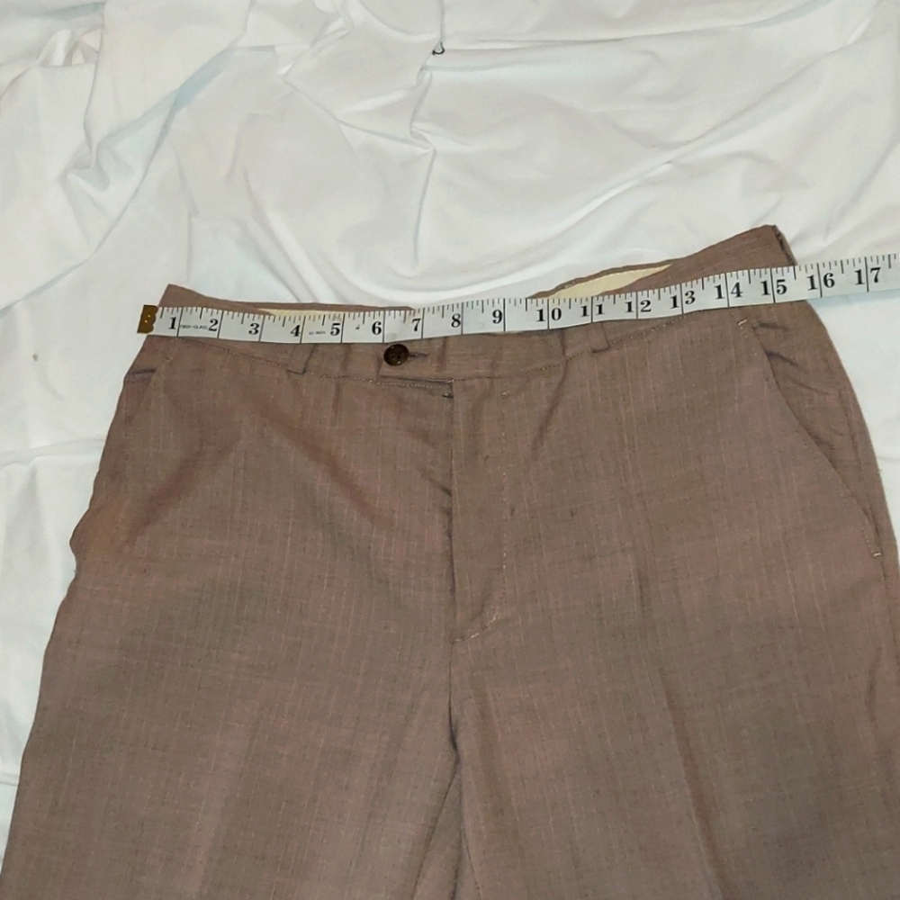 YSL three piece suit in tan w/ light pin stripes - Picture 11 of 16